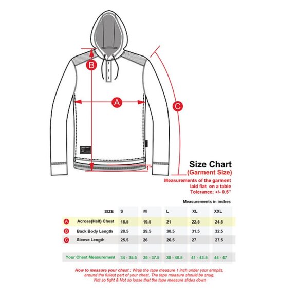 NWT - Men's Long Sleeve Lightweight Fashion Hooded Henley - Picture 6 of 6